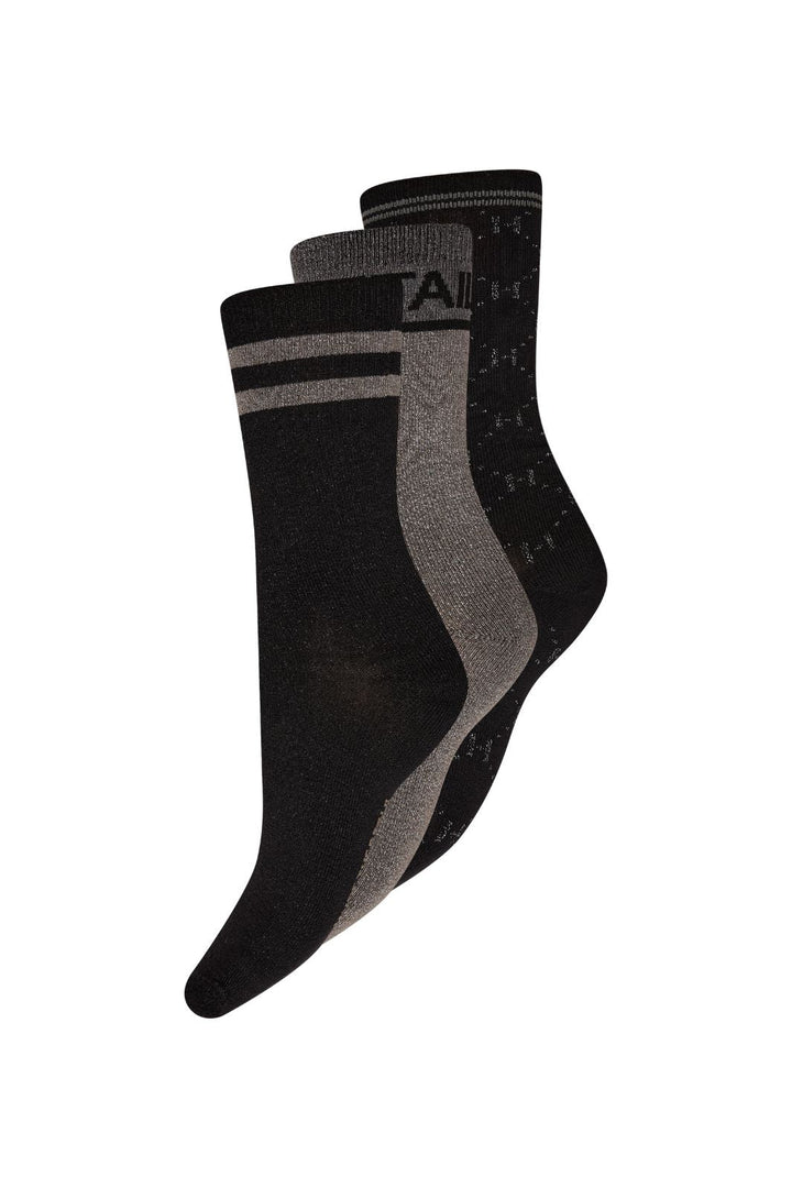 Hype The Detail - Socks 3-Pack 21555-75 - 1001 - Multifarvet