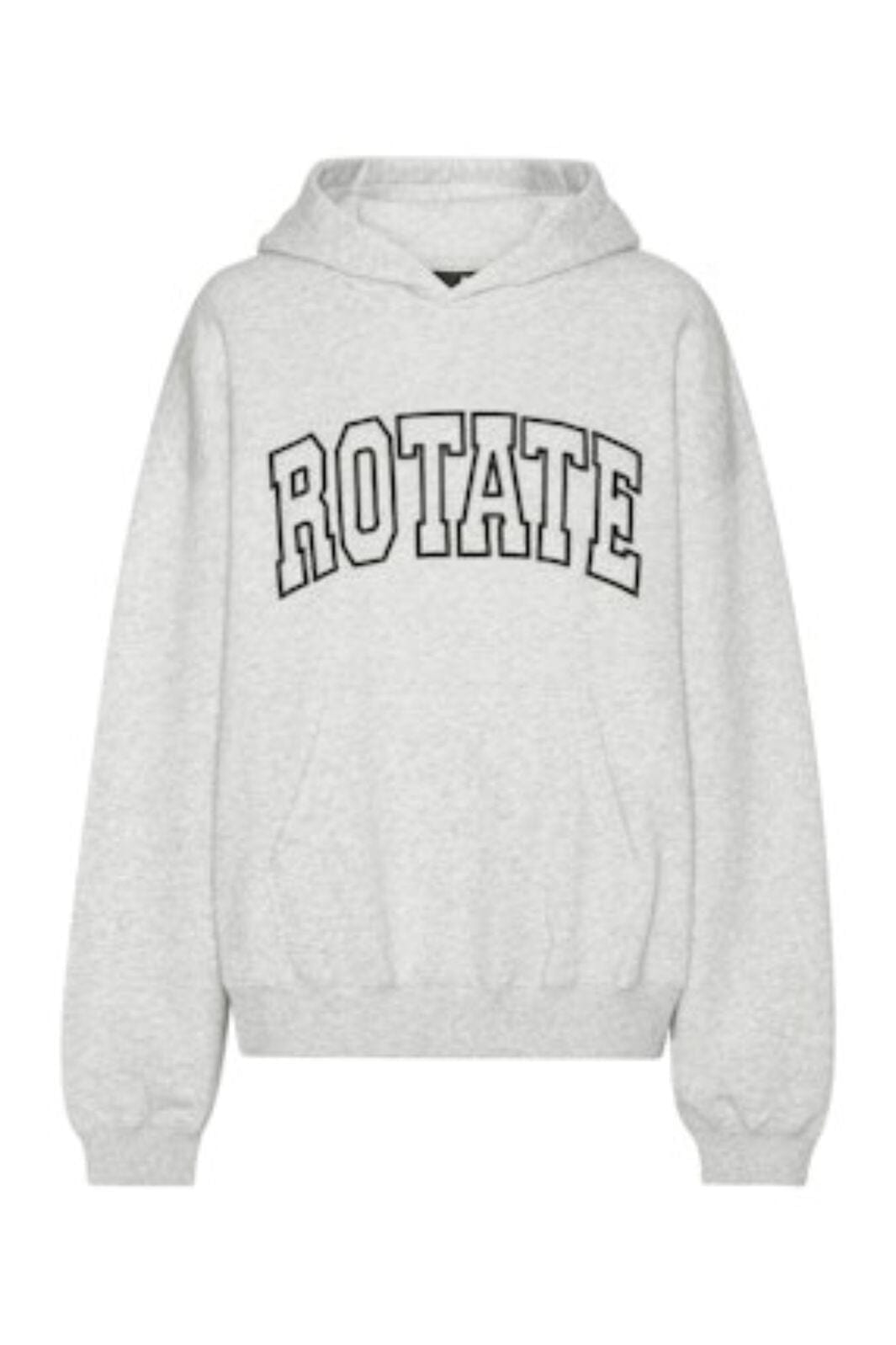 Rotate - Heavy Sweat Hoodie 1153321473 - 1473 Light Grey Melange Sweatshirt 