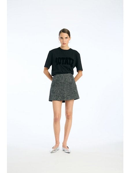 Rotate - Jersey Oversized T-shirt 115326100 - 100 Black T-shirt 