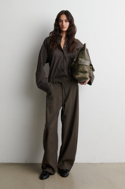 Second Female - Blink New Cargo Trousers 61119 - 8004 Black Olive Bukser 