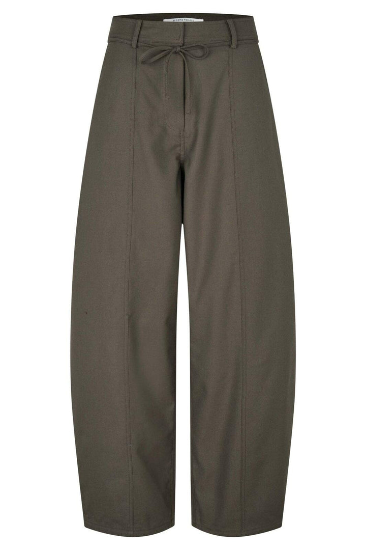 Second Female - Blink New Cargo Trousers 61119 - 8004 Black Olive Bukser 
