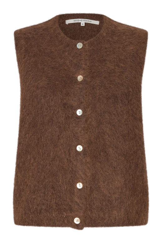 Second Female - Brook Knit Button Vest 61122 - 6157 Carafe Veste 