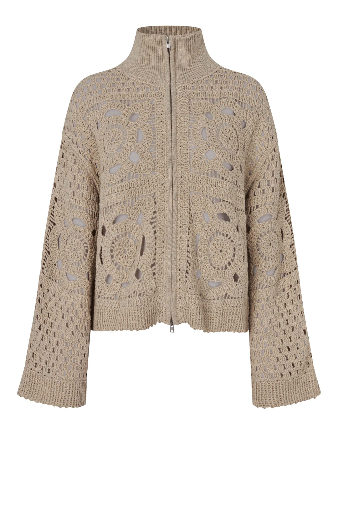 Second Female - Crosette Knit Cardigan 60906 - 6016 Camel Cardigans 