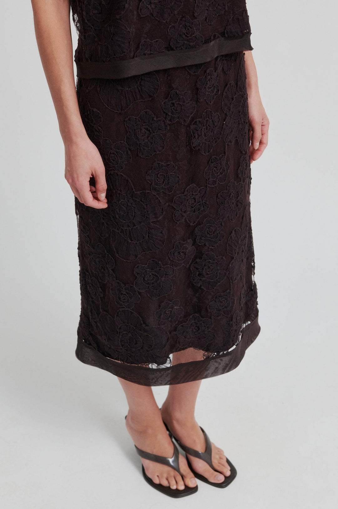 Second Female - Daysee Skirt 60480 - 6150 Chocolate Torte Nederdele 