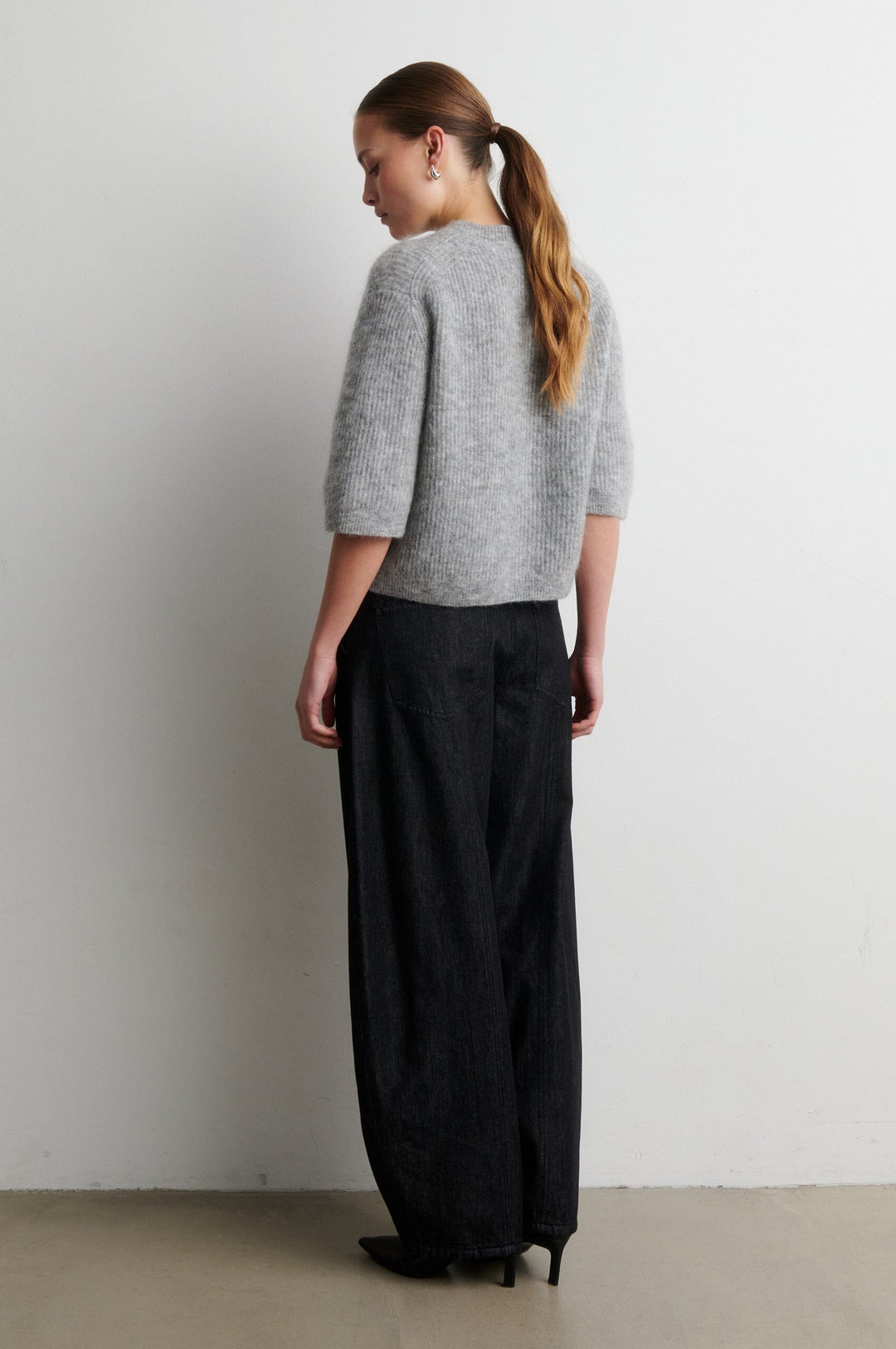 Second Female - Dera Denim Cargo Trousers 61090 - 8001 Black Bukser 