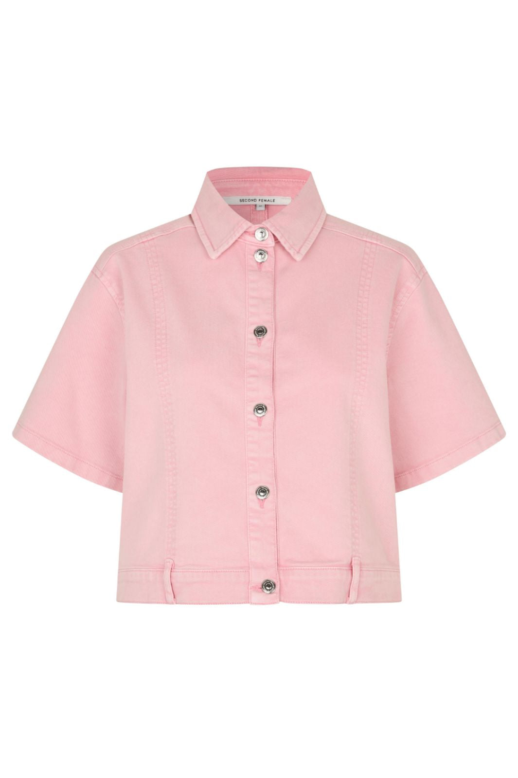 Second Female - Isella Denim Shirt 60474 - 9411 Pale Lilac Skjorter 