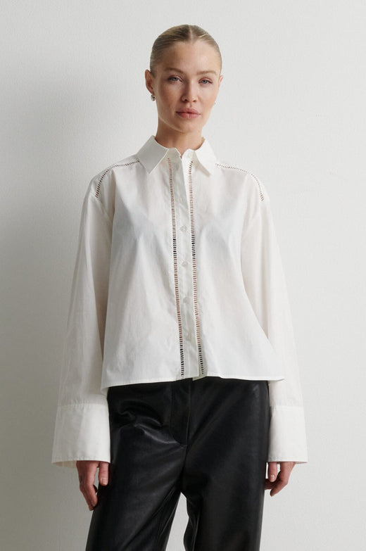Second Female - Jolien Shirt 61183 - 1052 Broken White Skjorter 