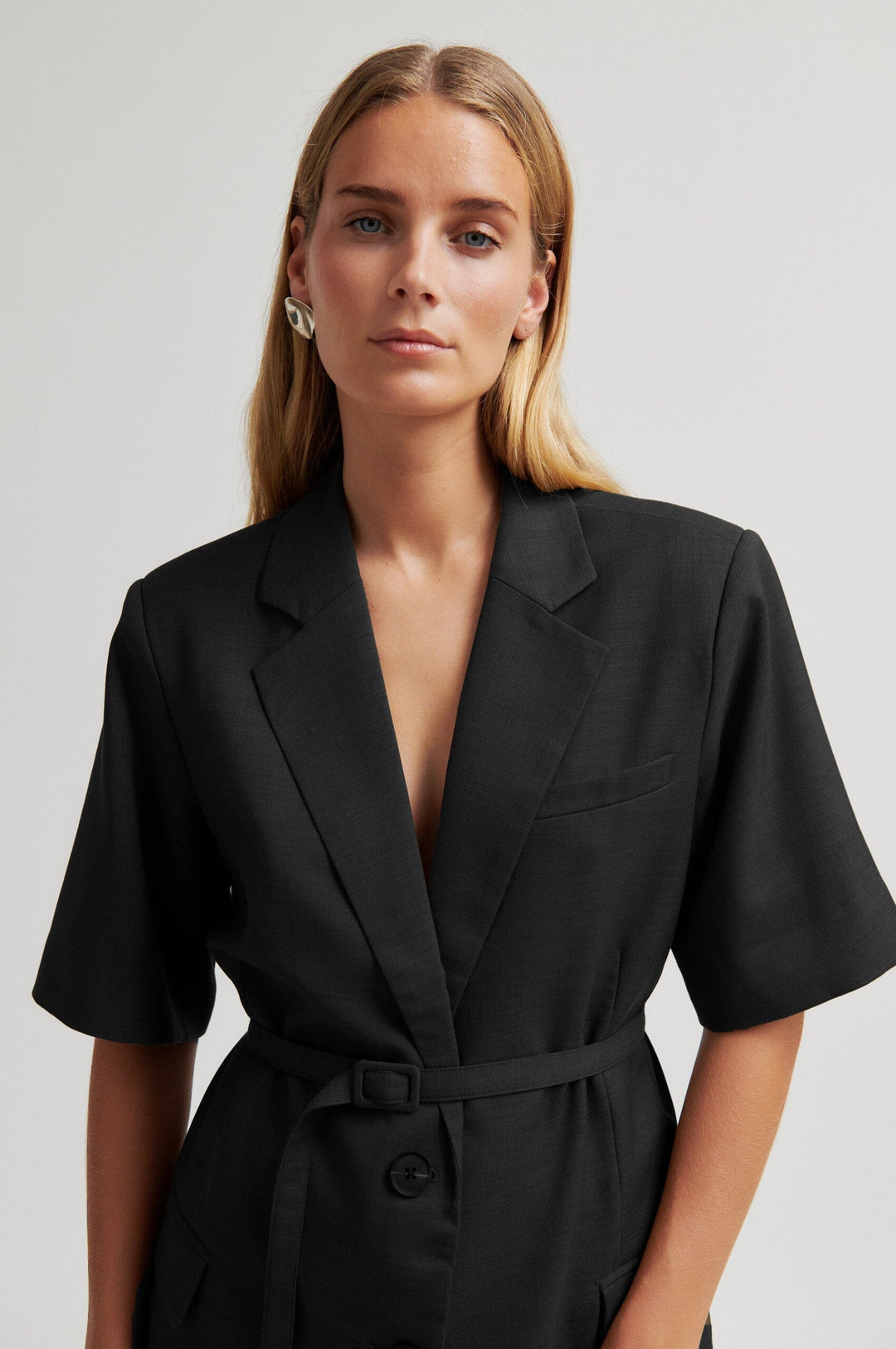 Second Female - Sharo New SS Blazer 60658 - 8001 Black Blazere 