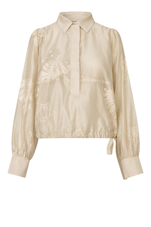 Second Female - Vira Blouse 60496 - 0512 Soft Beige Bluser 