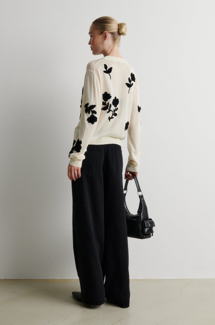 Second Female - Yota Knit Cardigan 61198 - 1051 Birch Cardigans 