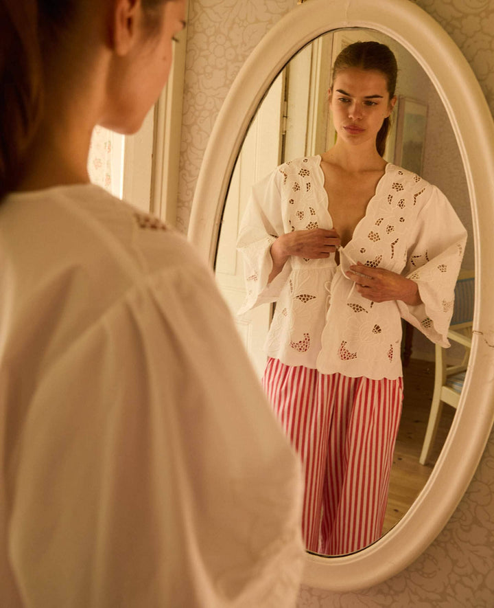 Sissel Edelbo - Adeline Top SE 1797 - Ecru Bluser 