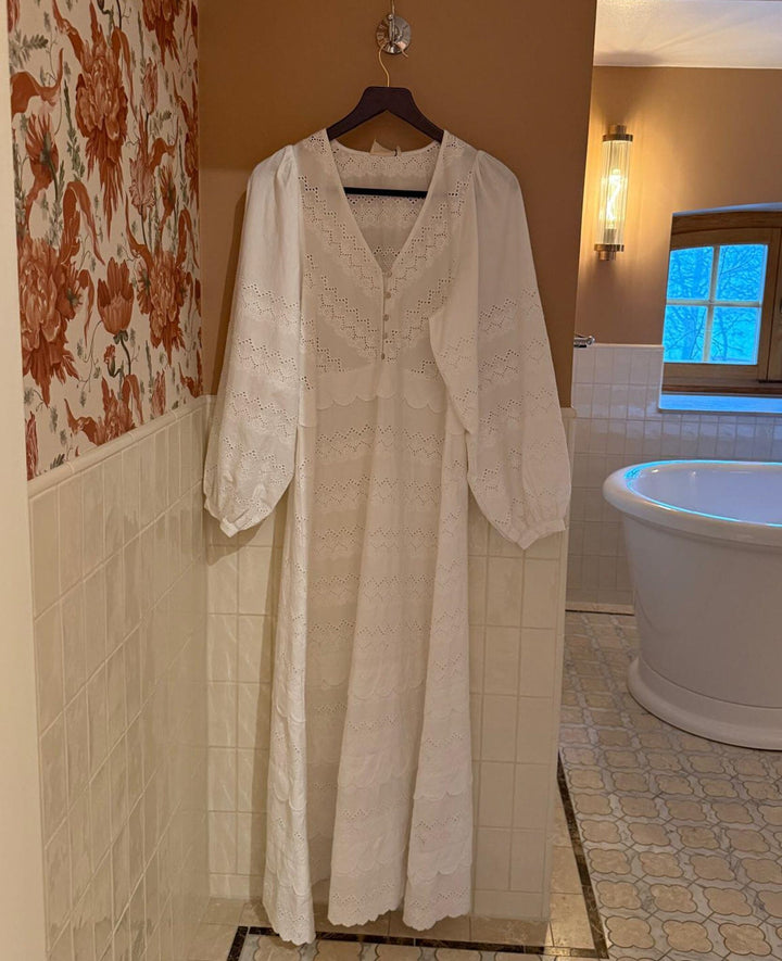 Sissel Edelbo - Anine Dress SE 1892 - Ecru kjoler 