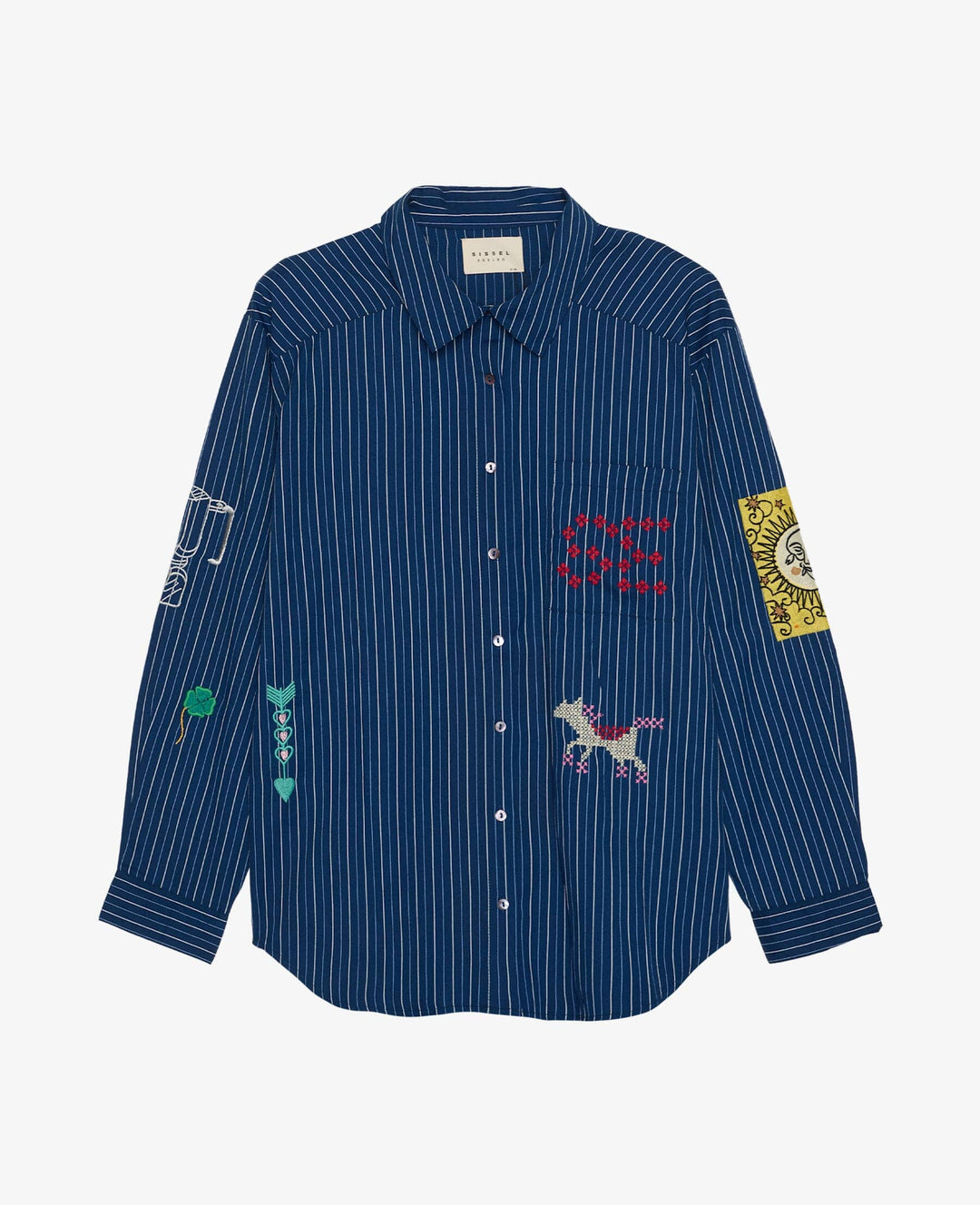 Sissel Edelbo - Brenna Shirt Se 2007 - Navy Stripes Skjorter 