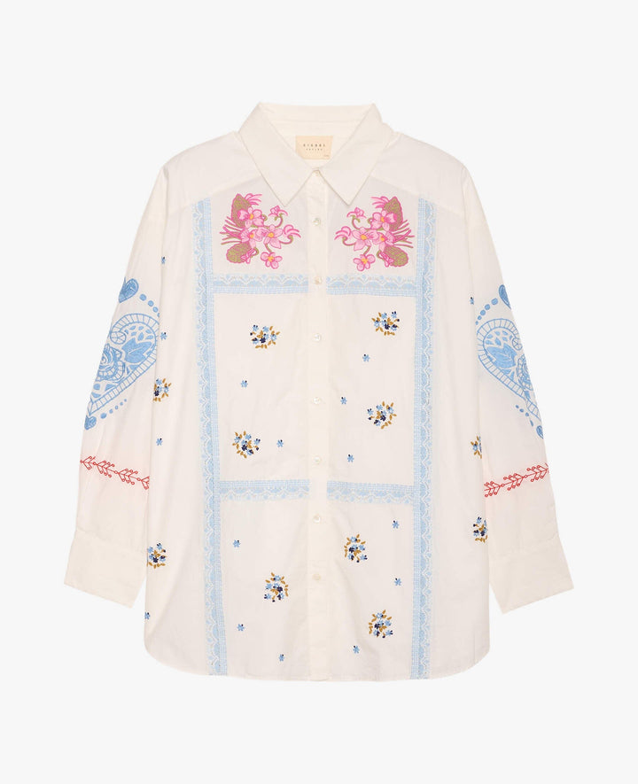 Sissel Edelbo - Camma Shirt SE 1761 - Snow White Skjorter 