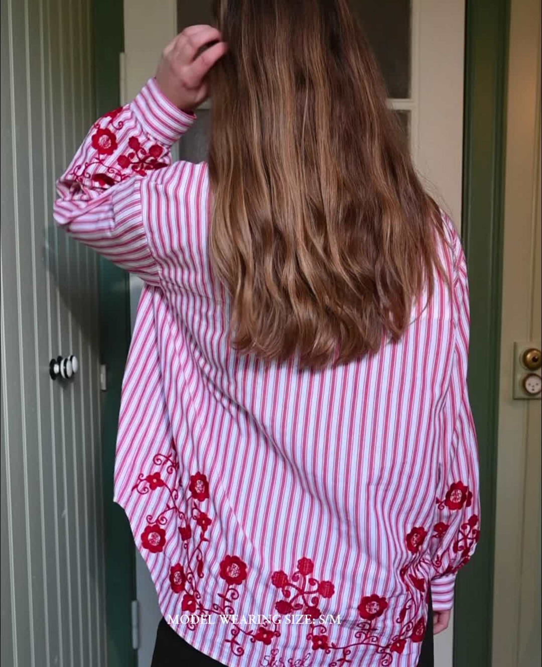 Sissel Edelbo - Cora Shirt Se 2008 - Red Flower Skjorter 