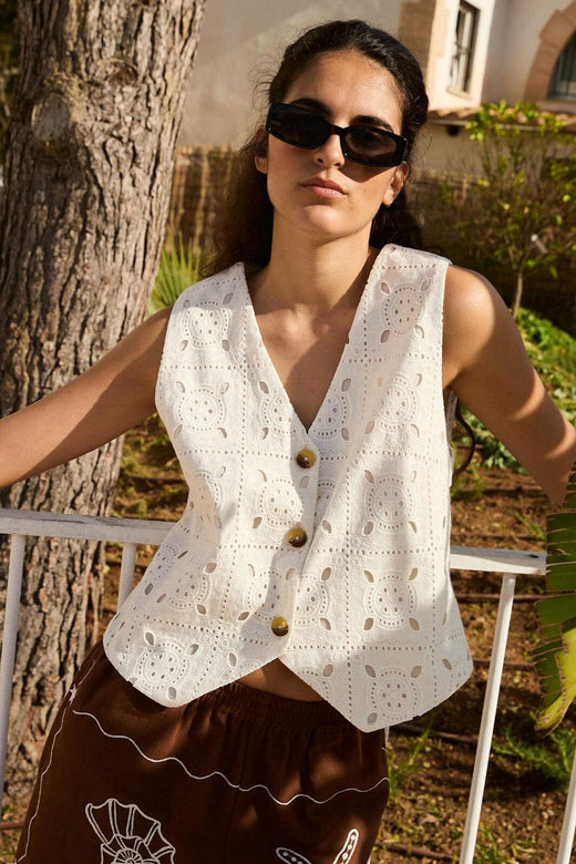 Sissel Edelbo - Debbie Vest SE 1610 - Cream