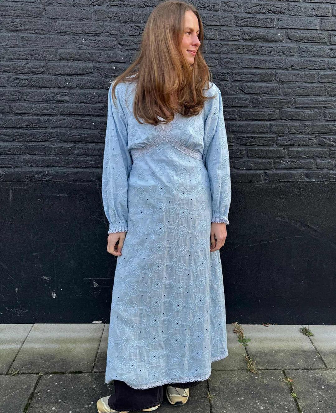 Sissel Edelbo - Delphine Dress SE 2103 - Cashmere Blue Kjoler 