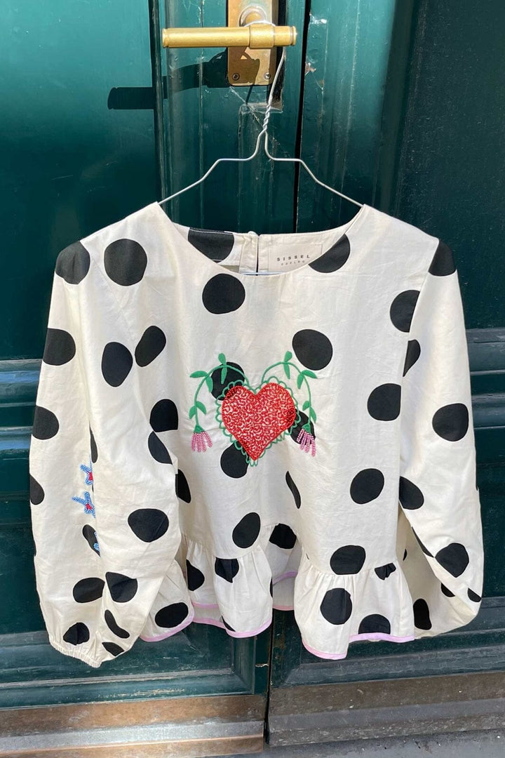 Sissel Edelbo - Diana Top SE 1687 - Black Dot