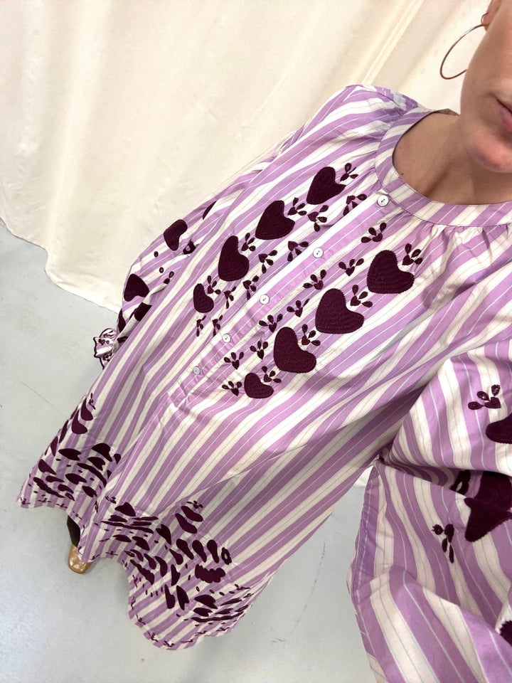 Sissel Edelbo - Elisabeth Dress SE 2076 - Plum Heart Kjoler 