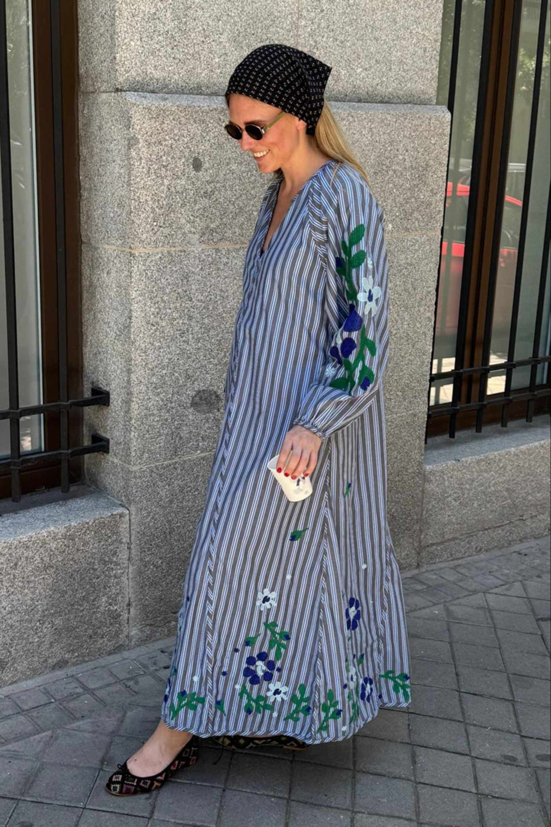 Sissel Edelbo - Fran Dress Se 2016 - Grey Stripes Kjoler 