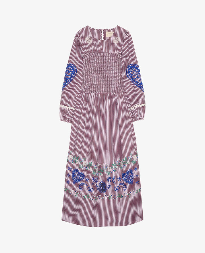 Sissel Edelbo - Ivy Dress Se 2021 - Purple Stripes Kjoler 
