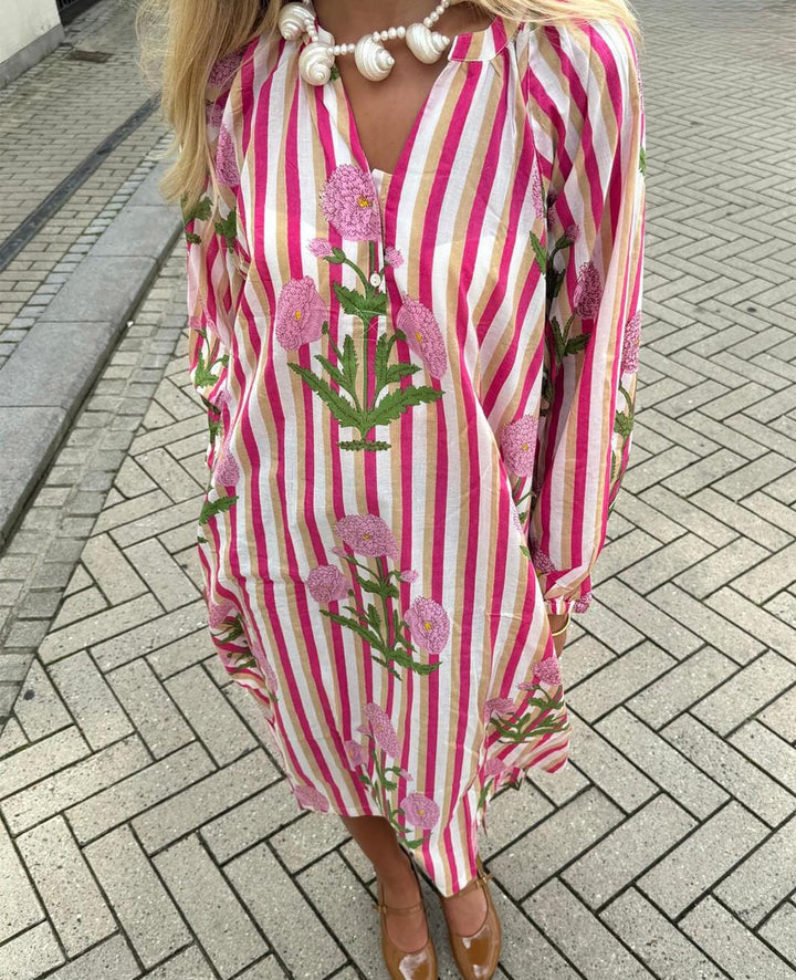 Sissel Edelbo - Lara Dress SE 1886 - Poppy Pink