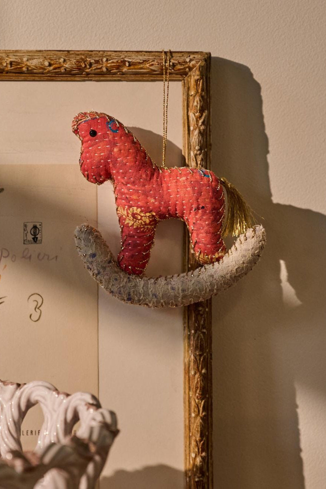 Sissel Edelbo - Rocking Horse Ornament SE 1123 - Blue Horse