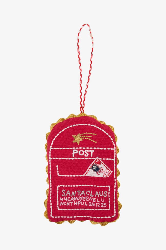 Sissel Edelbo - Santa'S Mailbox Ornament Se 2134 - Red Julepynt 