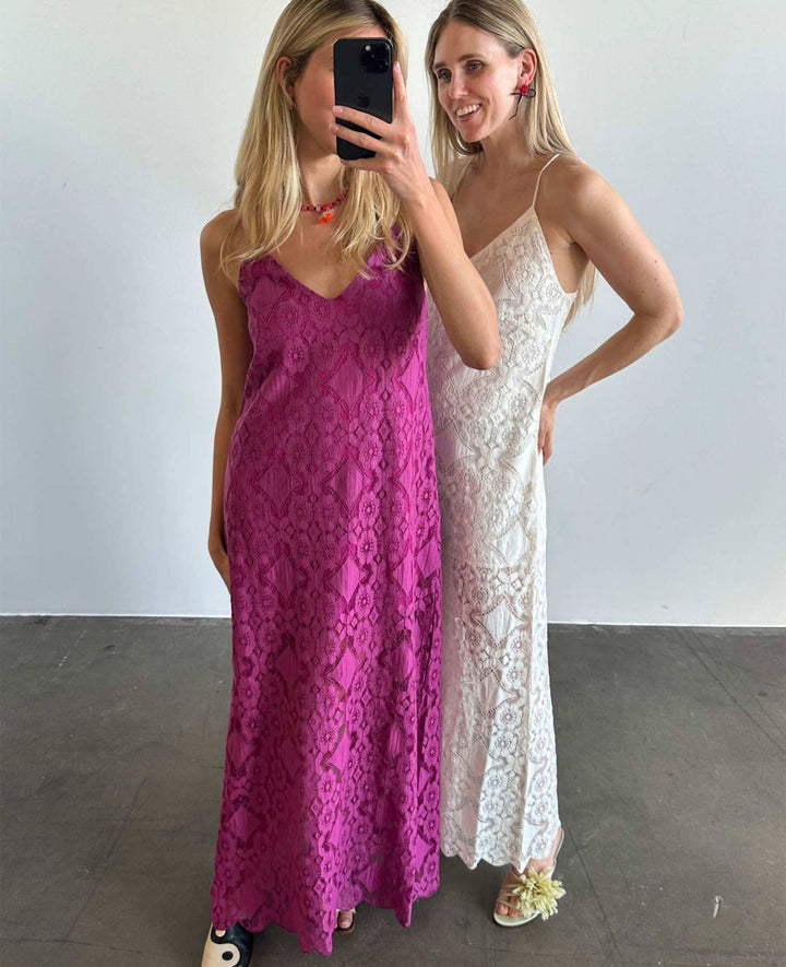Sissel Edelbo - Sascha Strap Dress SE 1653 - Off White Kjoler 