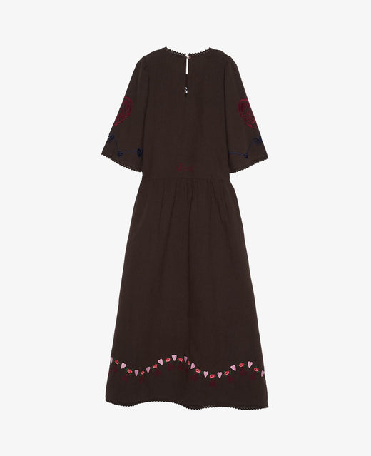 Sissel Edelbo - Sky Dress Se 2041 - Brown Kjoler 