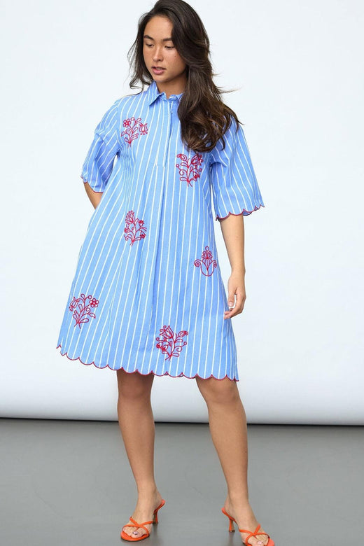 Sisters Point - Edina-Dr2 19983 - 830 - Blue Stripes Kjoler 