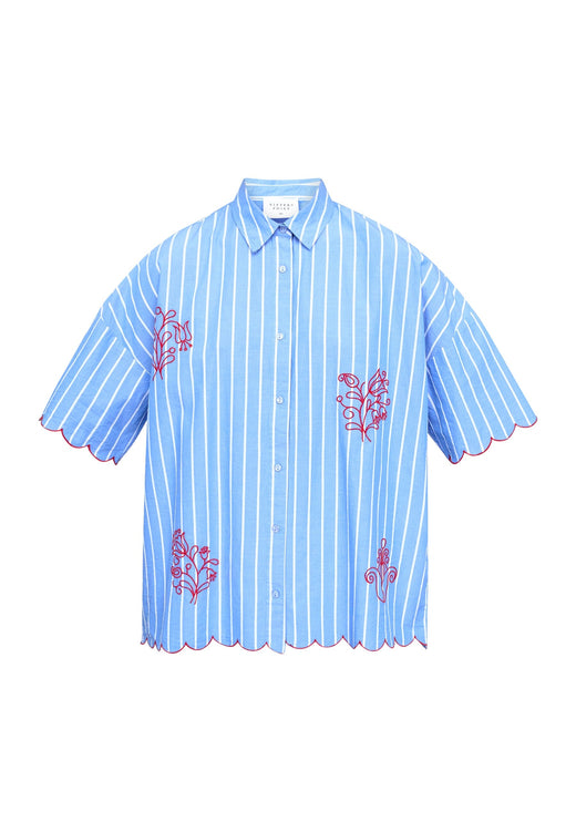 Sisters Point - Ella-N.Sh11 19984 - 830 - Blue Stripes Skjorter 