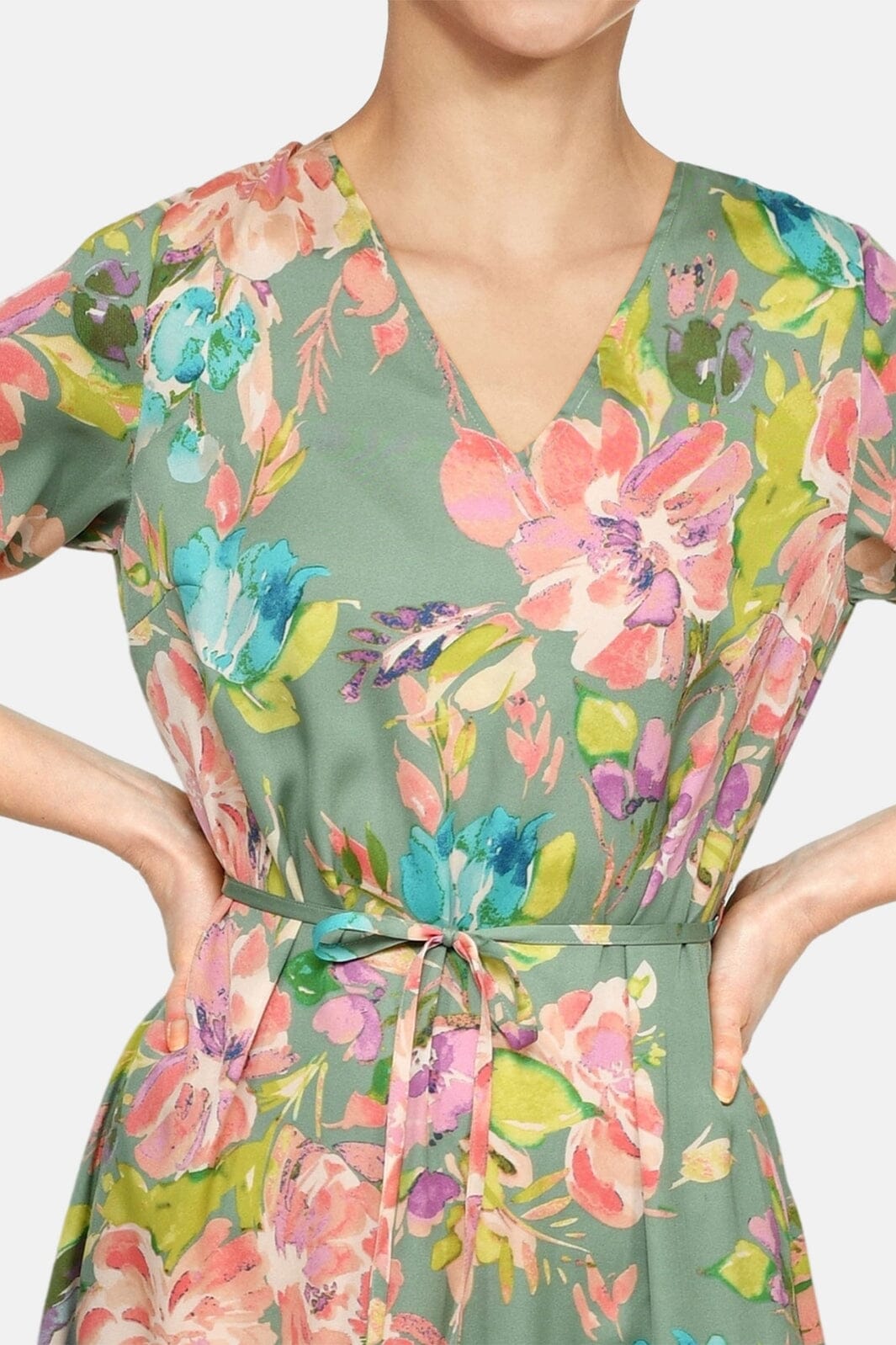 Sisters Point - Elvina-Dr.Ss - 815 Green Comb Flower Kjoler 