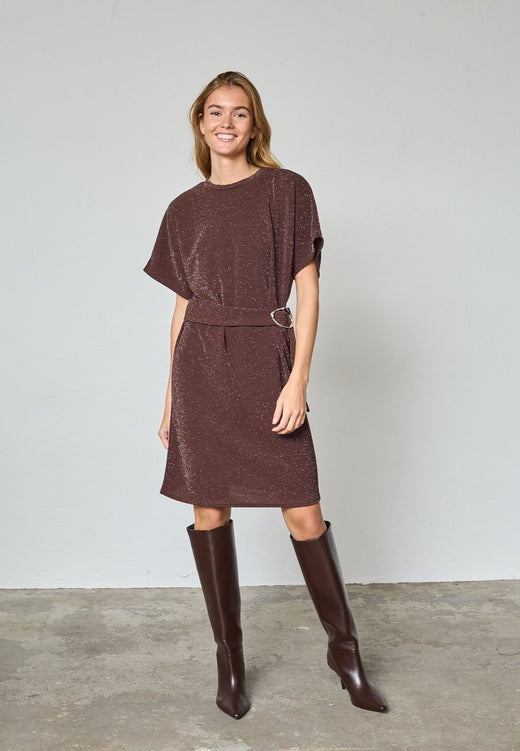 Sisters Point - Gelia-Dr1 19580 - 221 - Chocolate/Silver Kjoler 