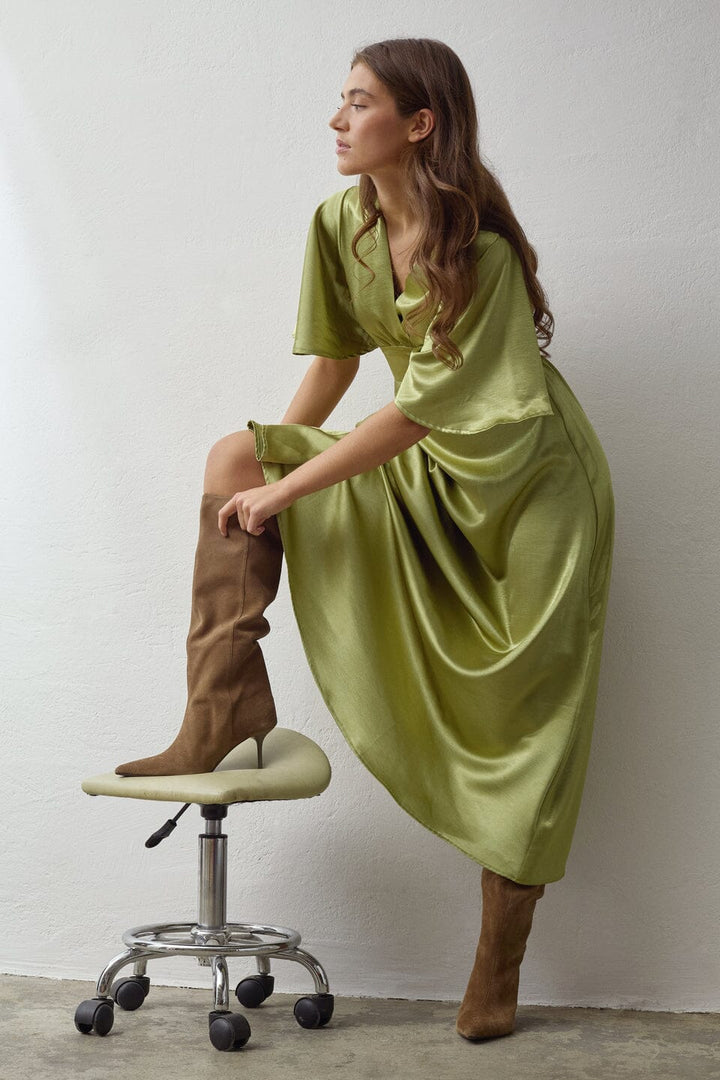 Sisters Point - Gisela-Dr16 19165 - 330 - Lime Green Kjoler 