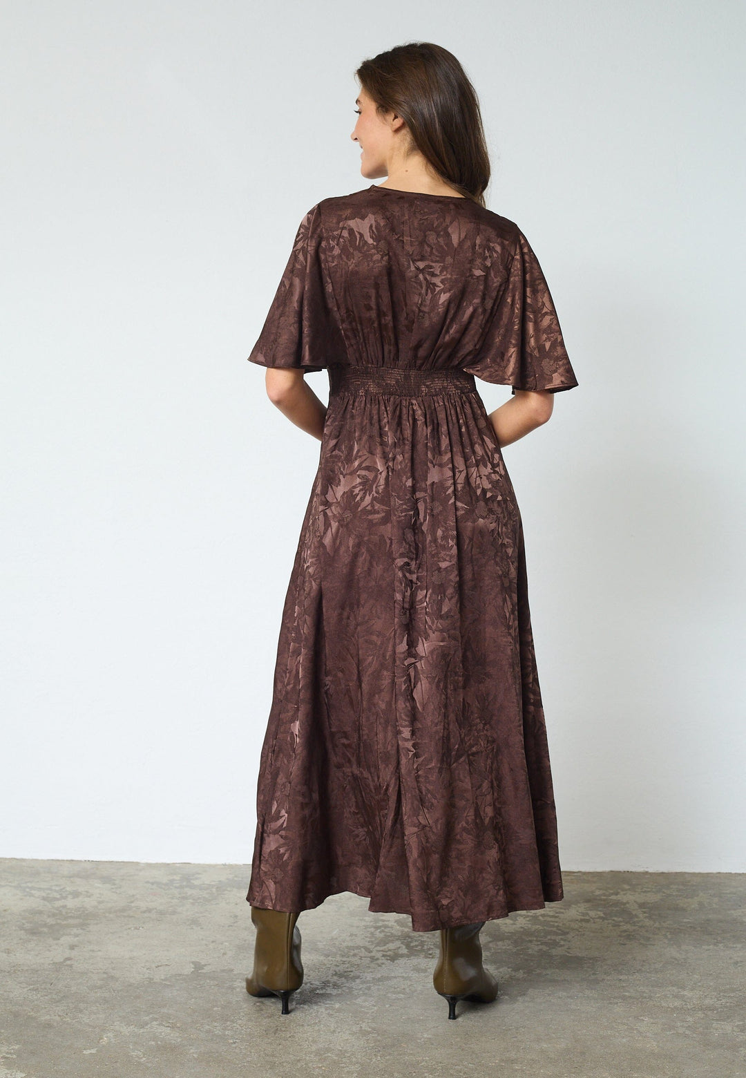 Sisters Point - Gisela-Dr23 19531 - 813 - Brown Flower Kjoler 