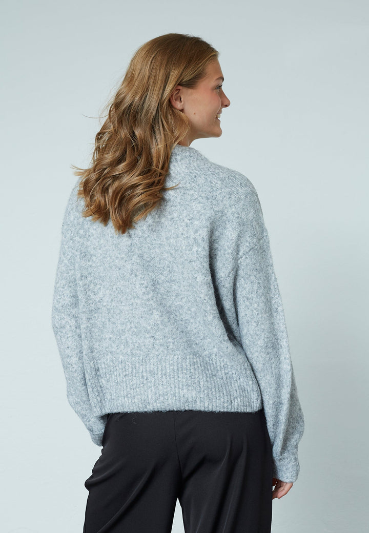 Sisters Point - Humas-Pu 19050 - 054 - Grey Mel. Strikbluser 