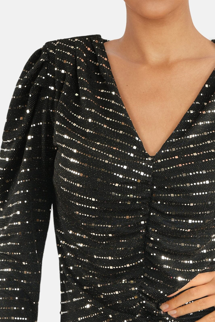 Sisters Point - Nome-T - Black/Gold bluser 