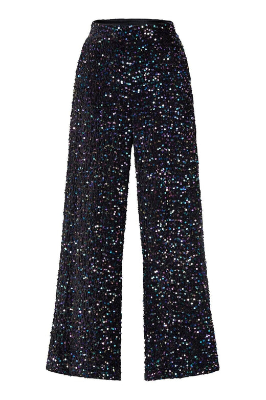 Sisters Point - Nyla-Pa4 19003 - 003 - Black Multi Bukser 