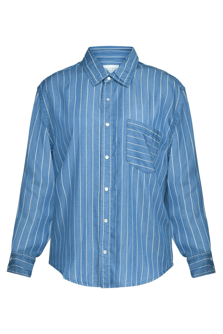 Sisters Point - Osia-Sh1 - 832 Blue/White Skjorter 