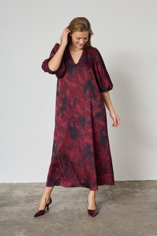 Sisters Point - Ventia-V.Dr6 19520 - 801 - Bordeaux Blurred Kjoler 