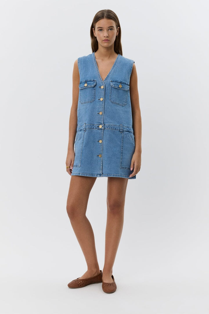 Sofie Schnoor - Albertinesw Dress S252186 - 9106 - Denim Blue
