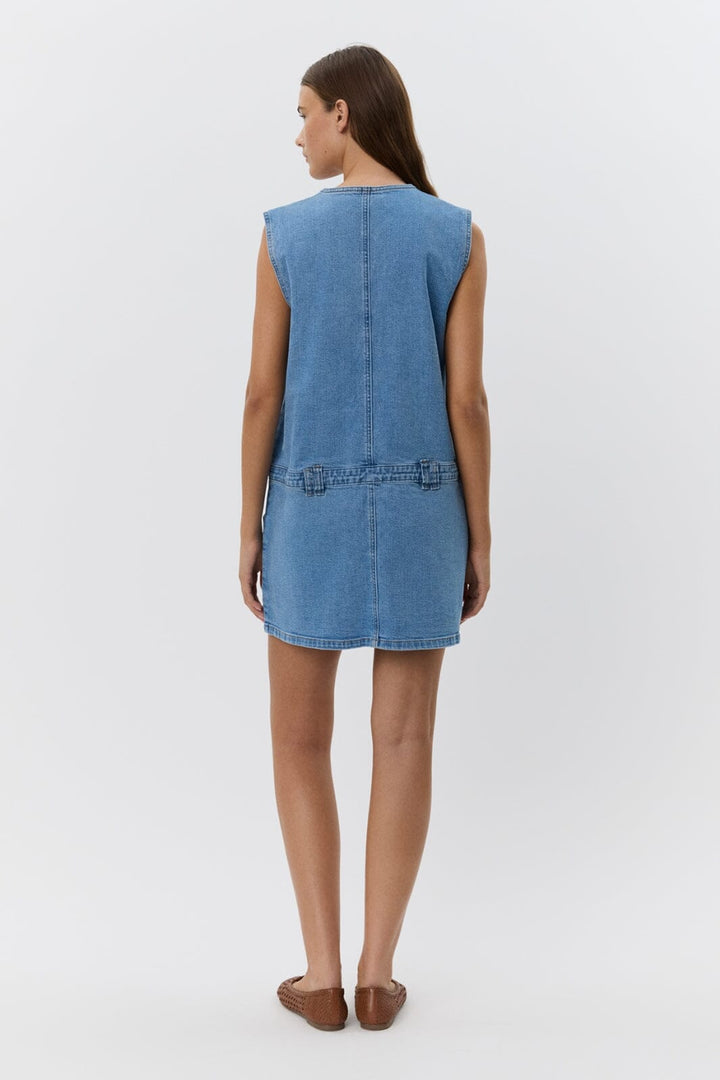 Sofie Schnoor - Albertinesw Dress S252186 - 9106 - Denim Blue