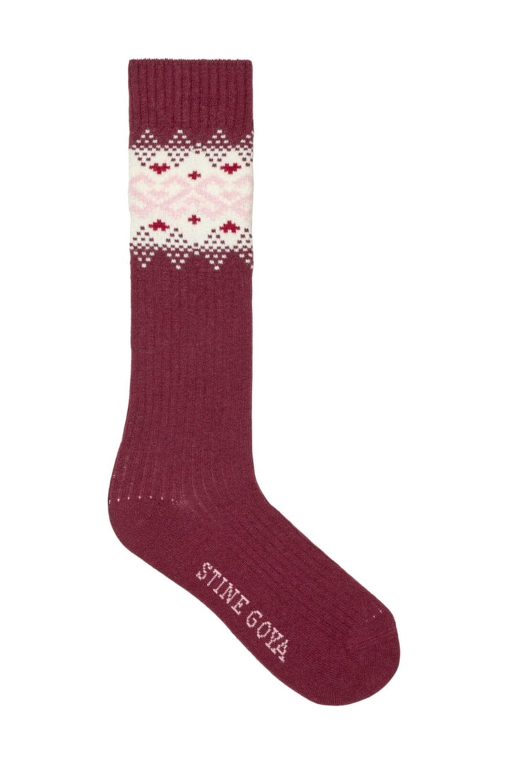 Stine Goya - 2289 Socks, Long Sockssg-aw25-a047-2289 - Fairisle