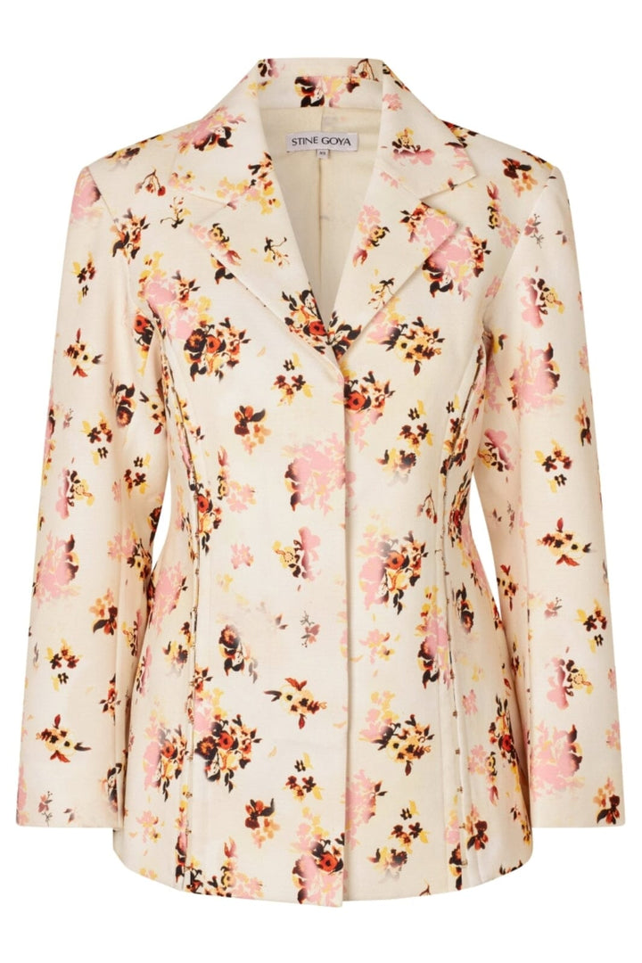 Stine Goya - 2409 Textured Tailoring, Functional Structured Tailoring Jacketsg-aw25-j055-2409 - Sun Kissed Magnolia