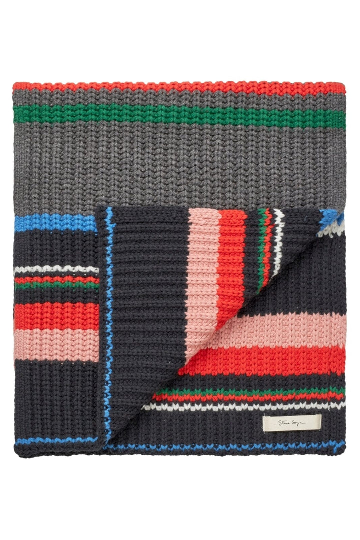 Stine Goya - 2421 Chunky Cotton Wool, Chunky Scarfsg-aw25-a042-2421 - Chunky Stripes
