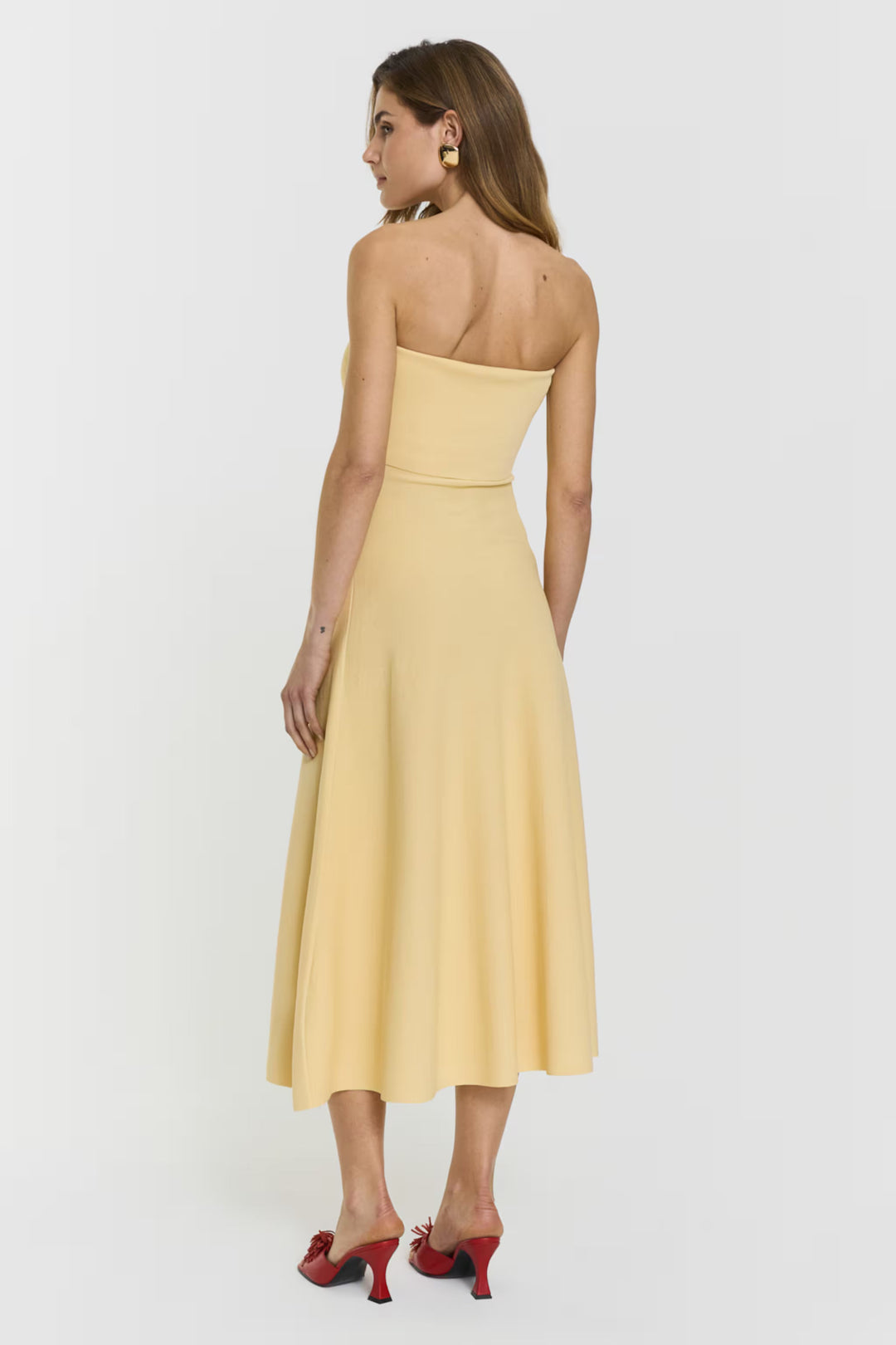 Twist & Tango - Ttclementina Midi Dress - Butter Yellow Kjoler 