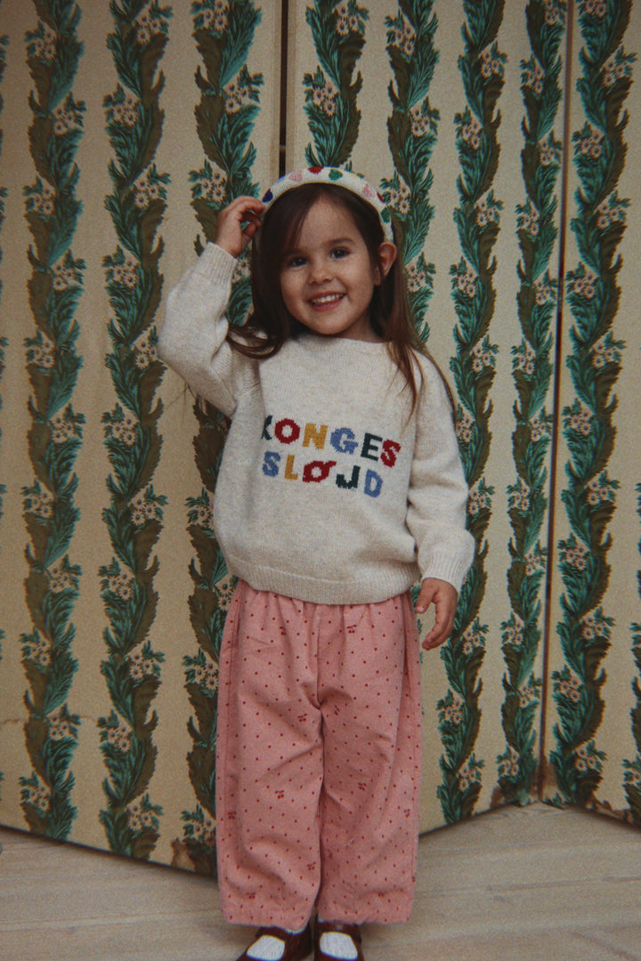 Konges Sløjd - Marlo Pants Gots Ks106147 - Cherry Dot Scarlet