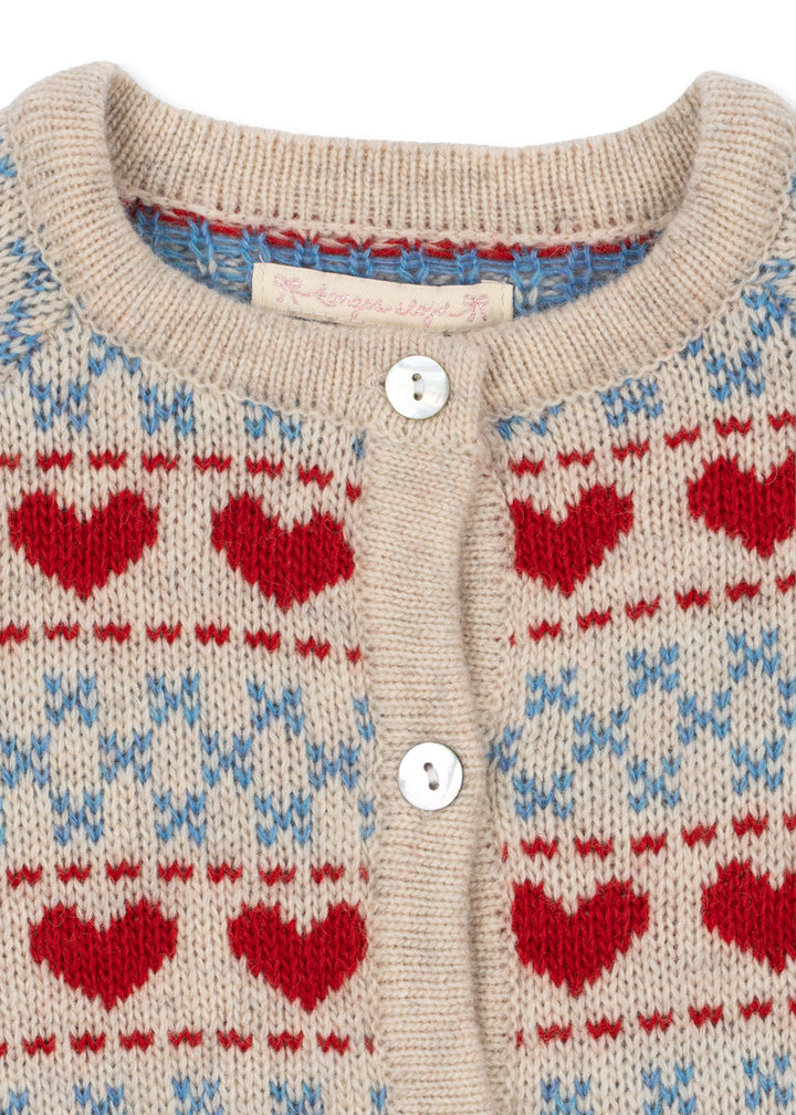Konges Sløjd - Belou Cardigan Ks105906 - Heart