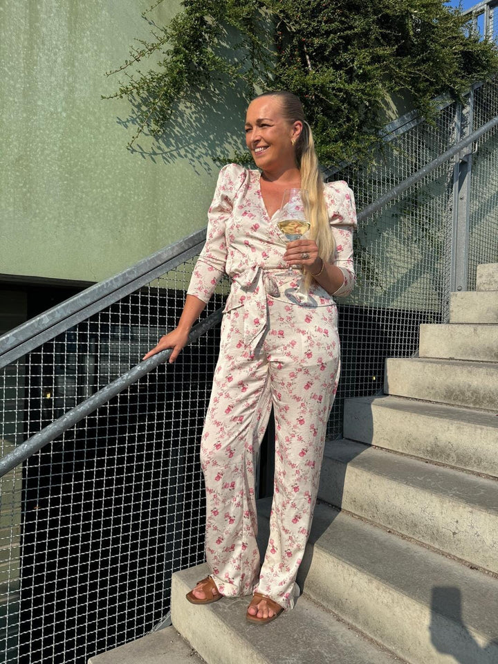 Valentin Studio - Josie Fleur Blouse 169190 - 565 - Floral Rose Bluser 